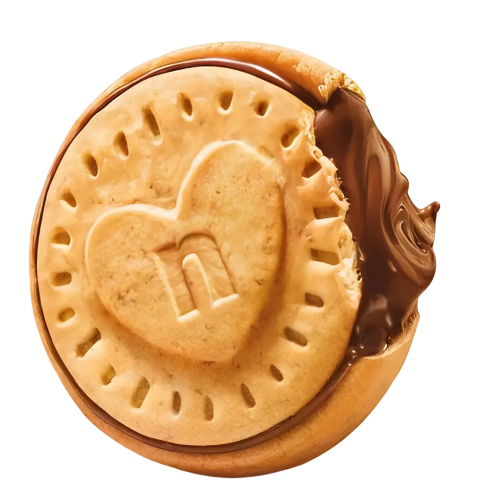 Biscoito com cobertura